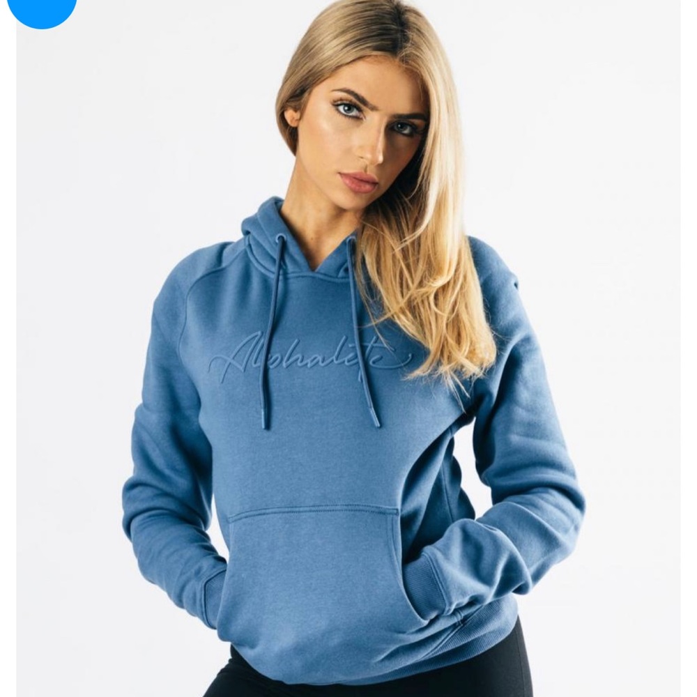 Alphalete Hoodie. Medium. Light Blue. New. Never worn